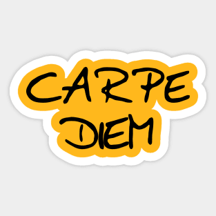 Inspirational Motivational Quotes Saying Carpe Diem T-Shirts Sticker